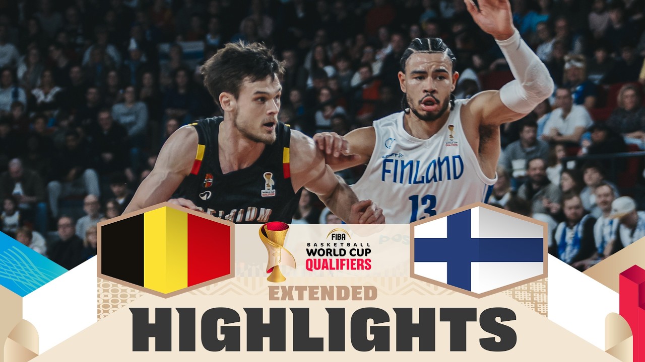 Belgium 🇧🇪 v Finland 🇫🇮 | Extended Highlights | FIBA Basketball World Cup 2027 European Qualifiers