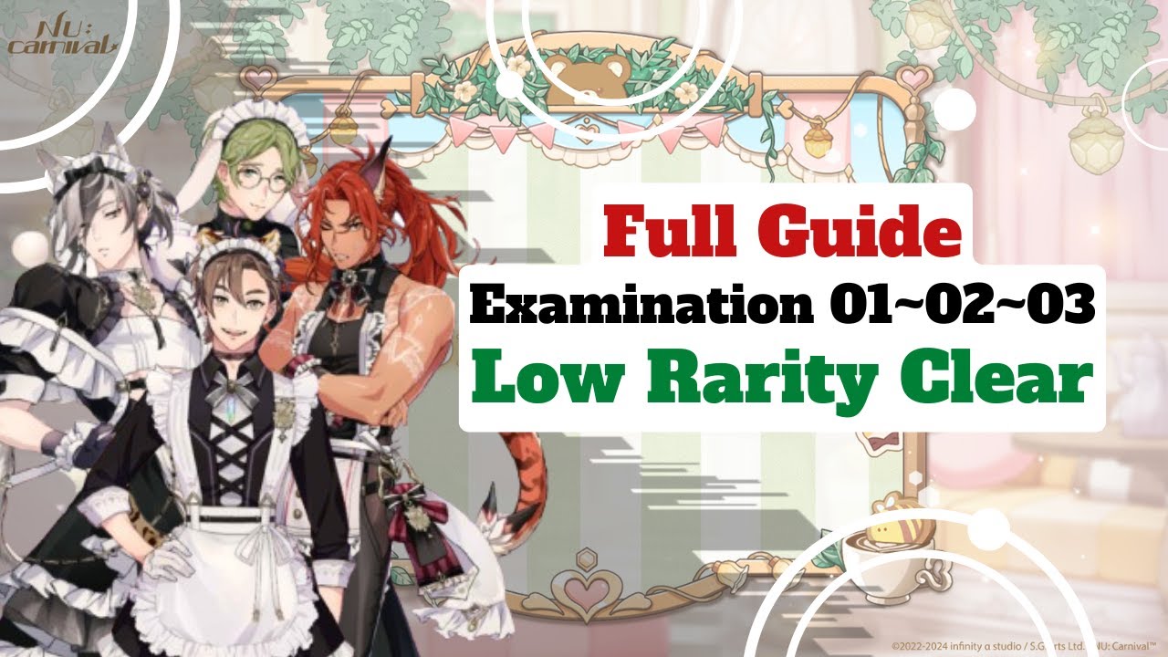Sweet heart Attack Challenge Modes Examination 01~02~03 || Nu:Carnival