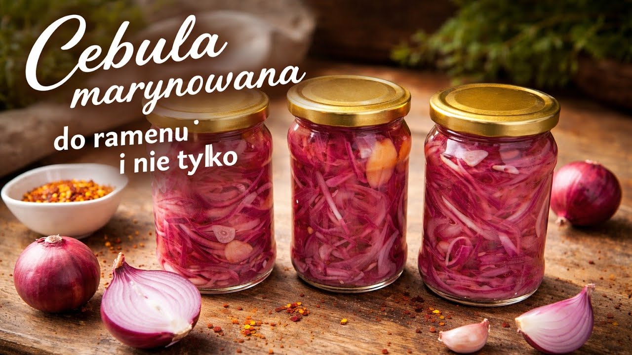 Cebula marynowana do ramenu i nie tylko 🧅