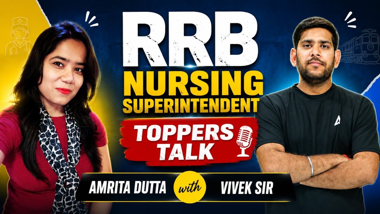 RRB Nursing Superintendent Topper Interview & Success Story | RRB Nursing Superintendent Result 2026