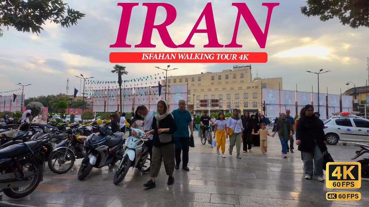 Real Street Life in Isfahan Iran Walking Tour