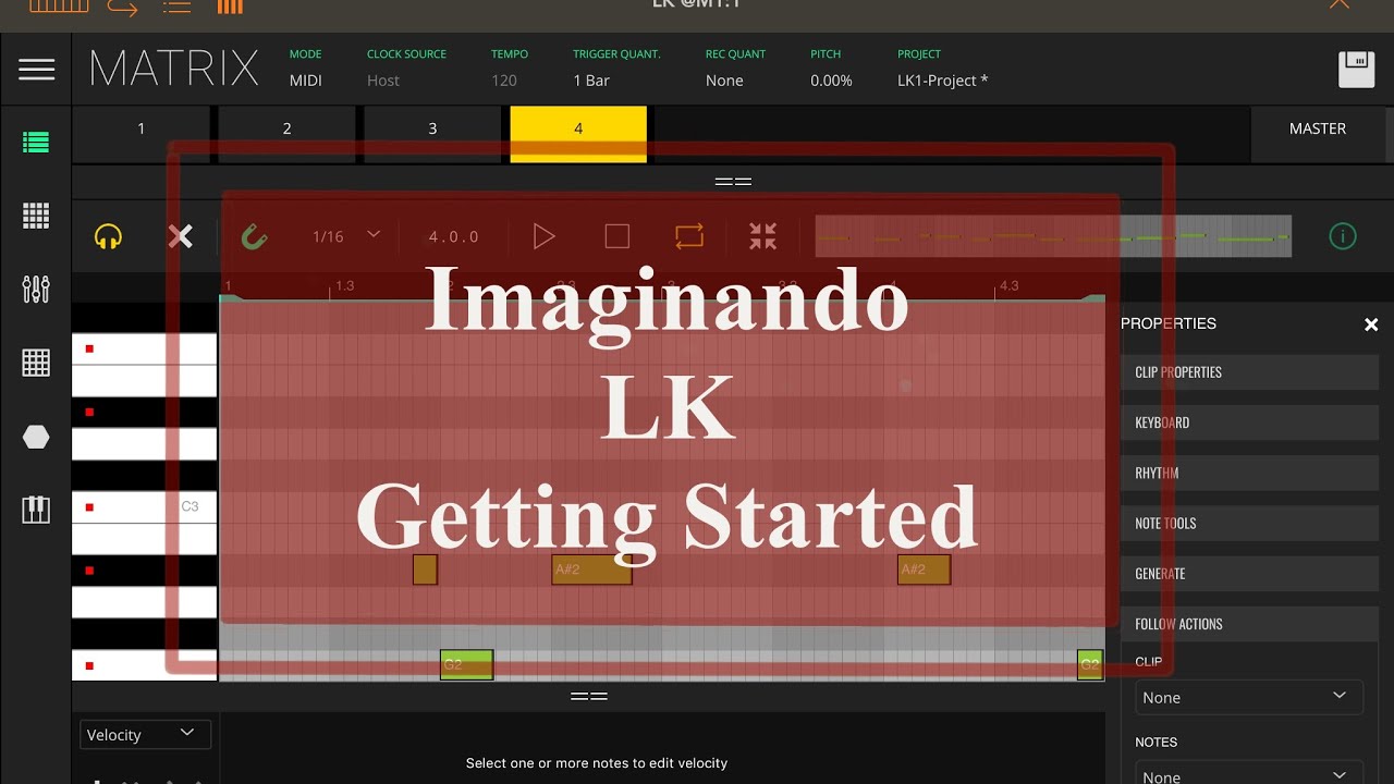 Imaginando LK- Tutorial: Exploring the app Part 1, Getting started