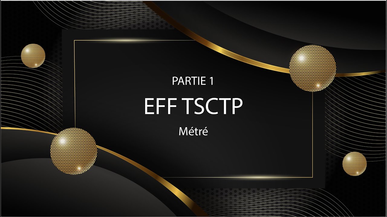 Correction EFF TSCTP 2017 - Partie 1 Métré
