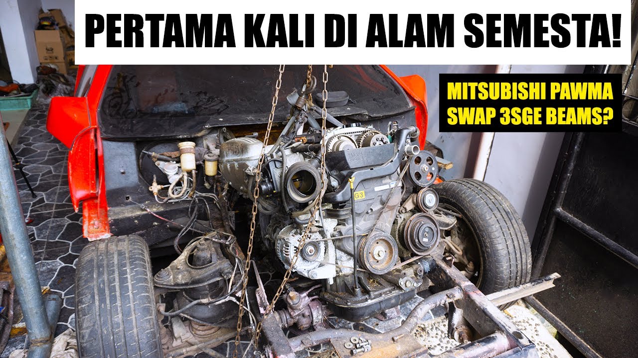 MITSUBISHI PAWMA 3SGE-BEAMS SWAP MOVIE TRAILER!