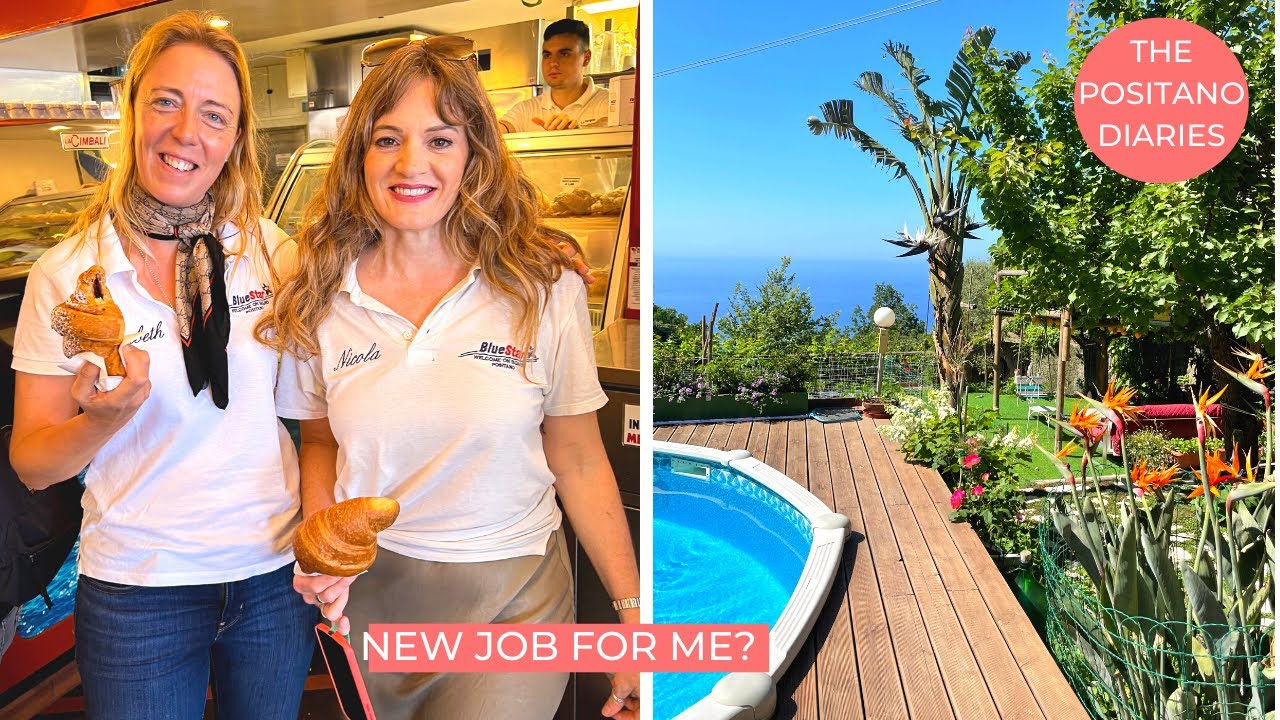 DAILY LIFE IN POSITANO | Working in Summer: Boats, Makeup and Garden EP 185