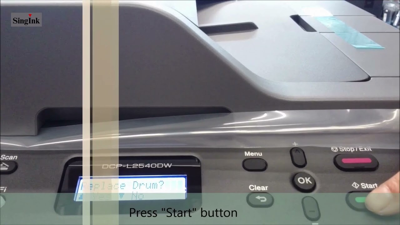 Brother Toner reset for DCP series (DCP2540)