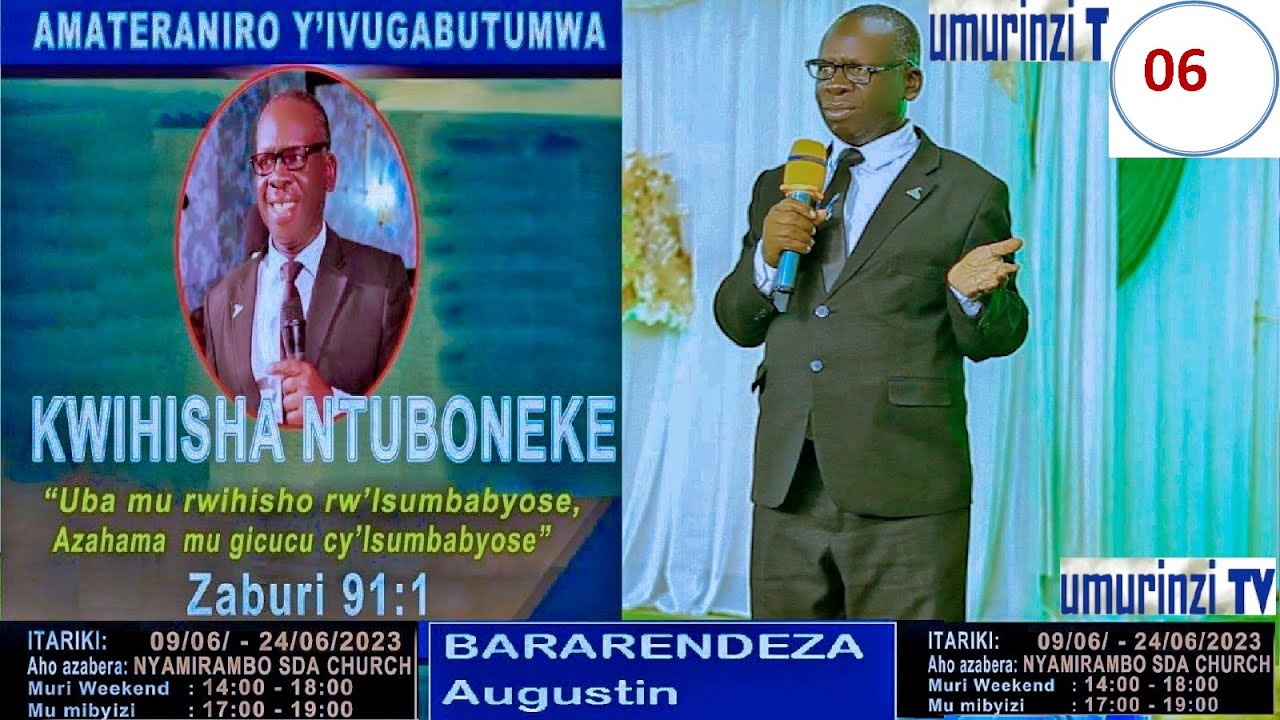 Nawe birakureba - BARARENDEZA Augustin: Amavuna Nyamirambo, icyigisho cya 6