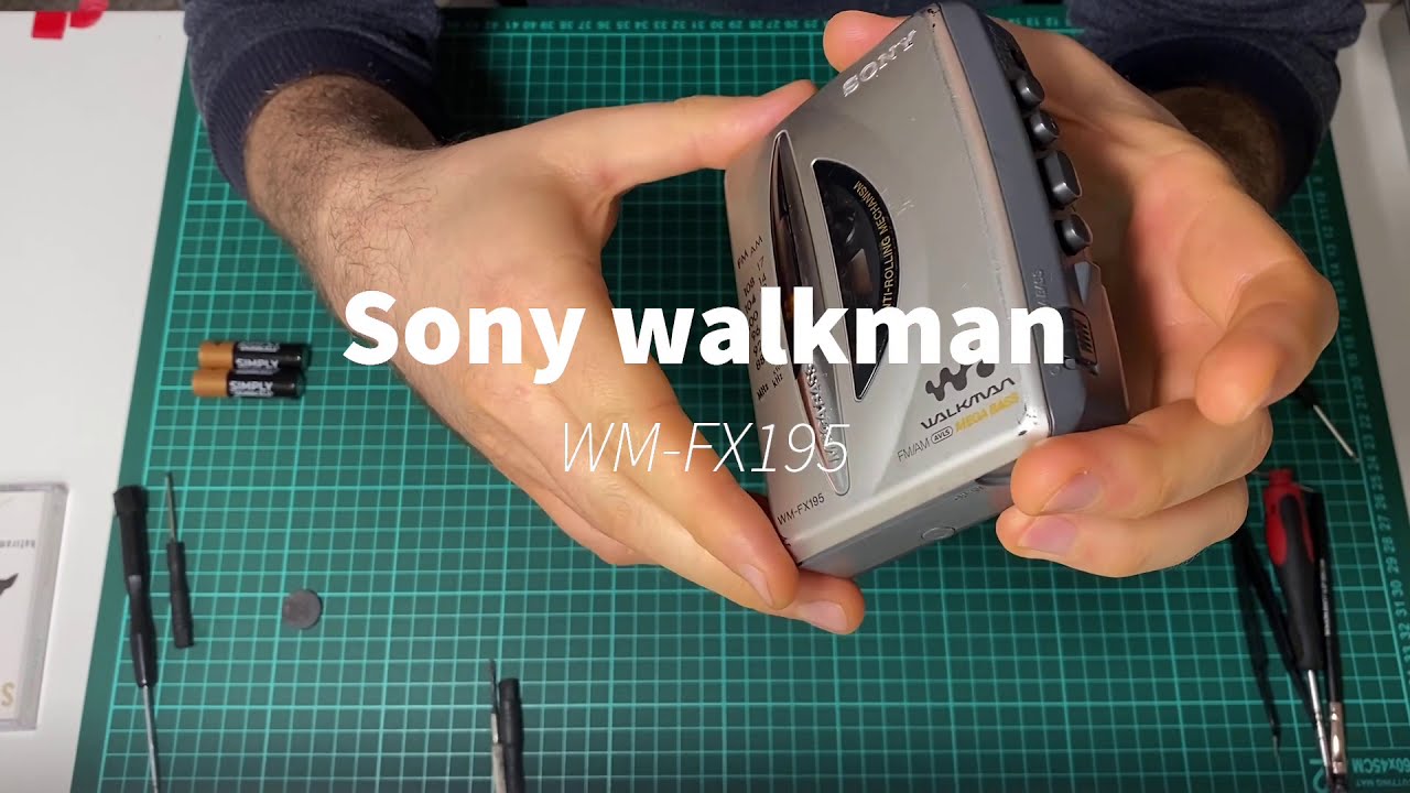 How to fix your walkman? Wm-fx195. Walkman tamiri, kayış değişimi