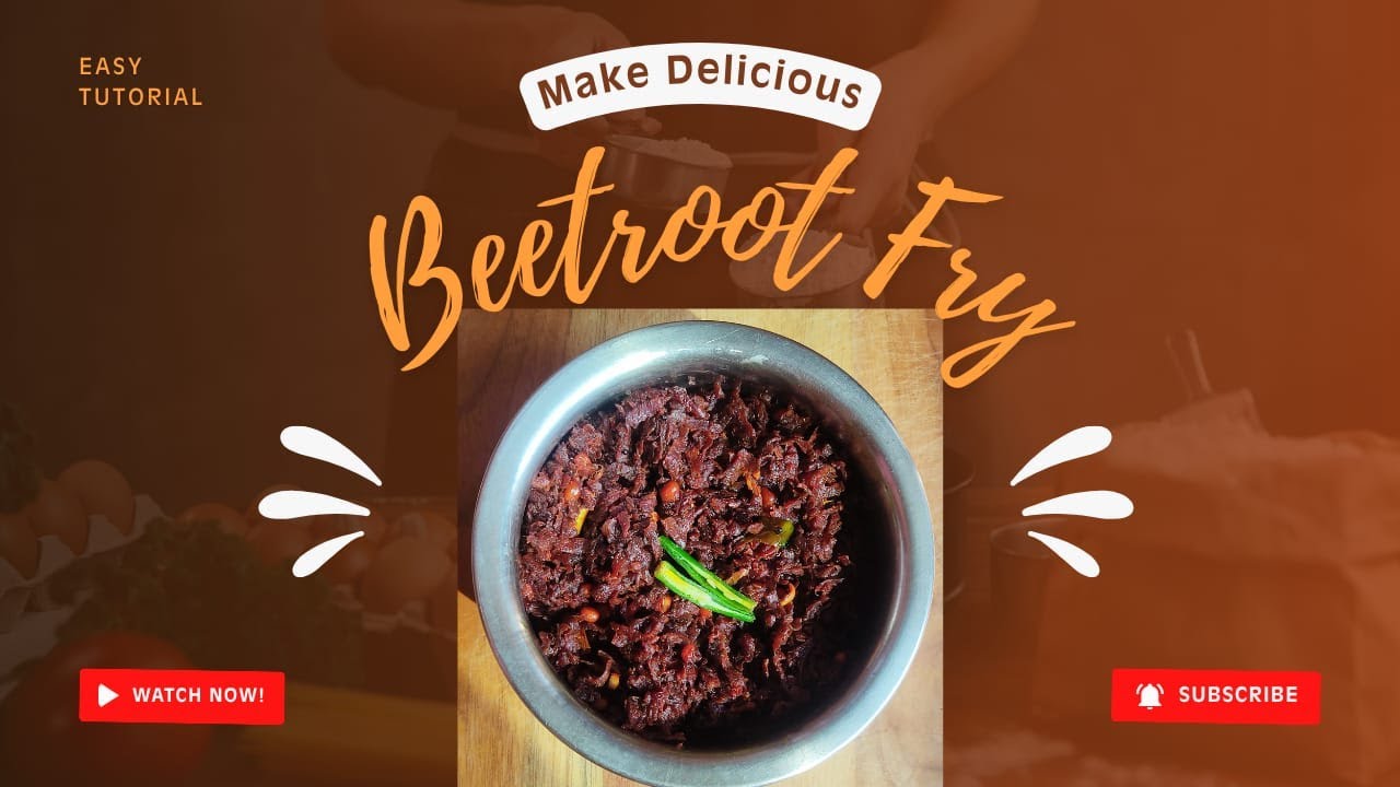 Beetroot Fry | Tiffin Box Recipes | Easy and Tasty Recipe | Healthy |
