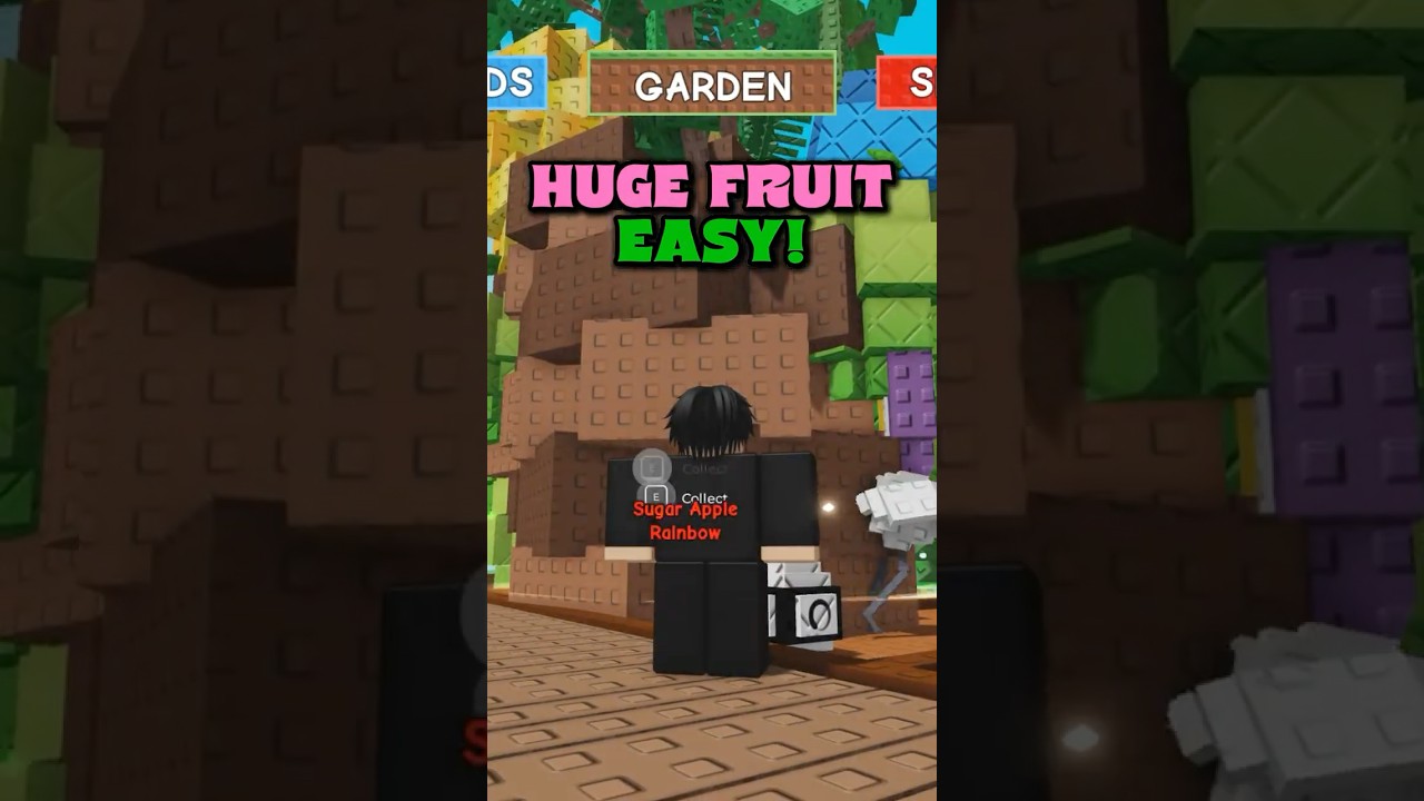 How to get BIG fruit in Grow A Garden!🍏🤯 