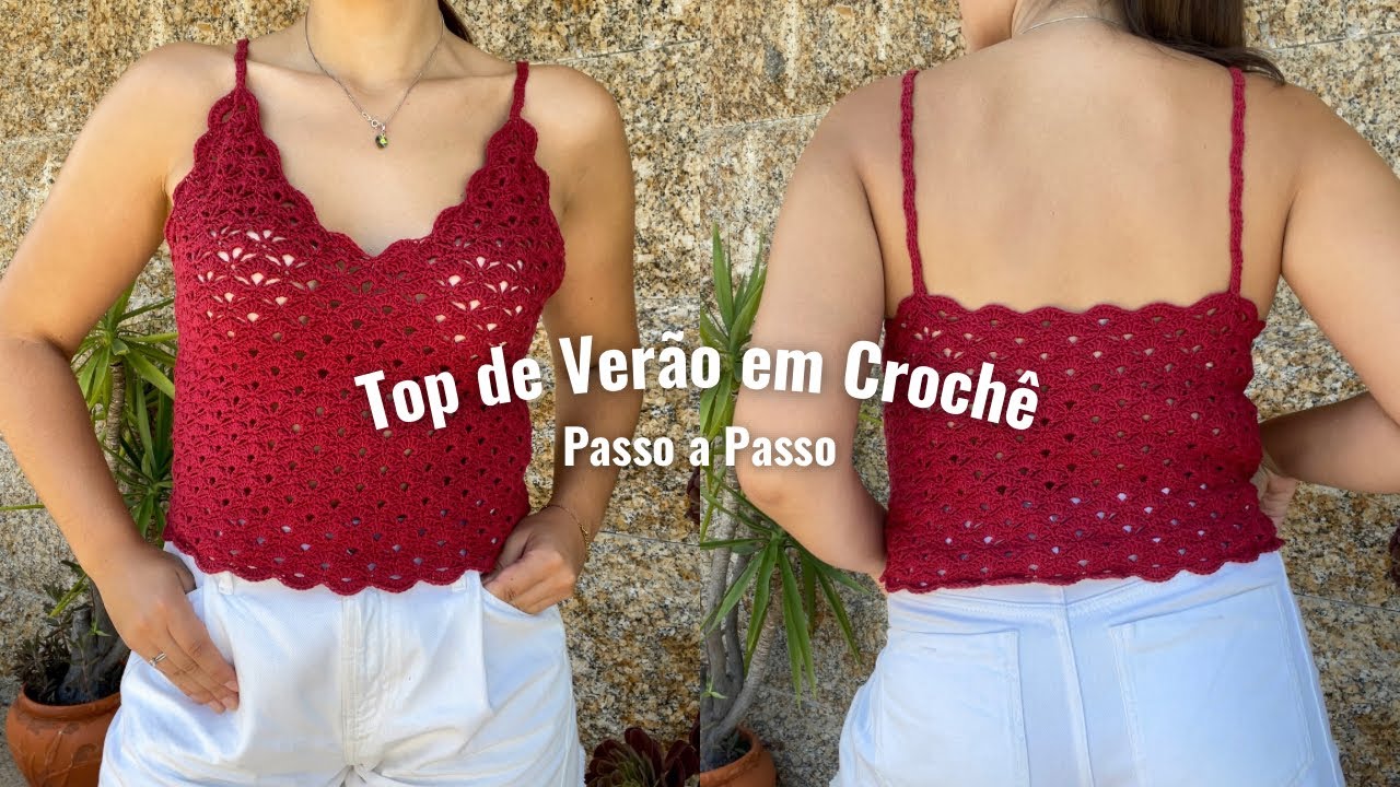Top de Crochê Fácil e Elegante | Passo a Passo Completo