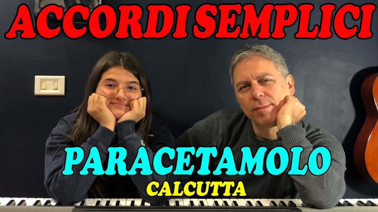 PARACETAMOLO (Calcutta) - Tutorial Pianoforte - Accordi Semplificati