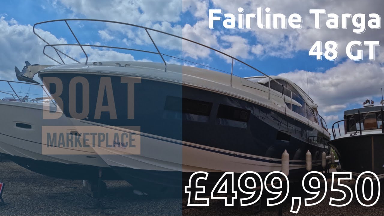 Fairline Targa 48 GT Yacht For Sale, Boat Tour