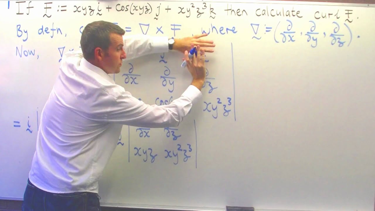 Curl of a vector field (ex. no.2): Vector calculus