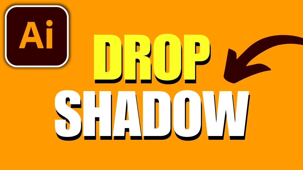 How To Add Drop Shadow To Text in Adobe Illustrator