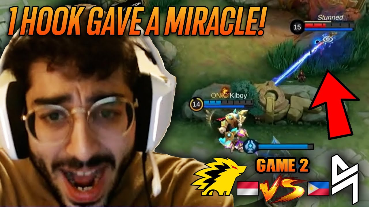 Онику не хватало одного крюка для победы! | BLK против ONIC ID GAME 2 | Mobile Legends