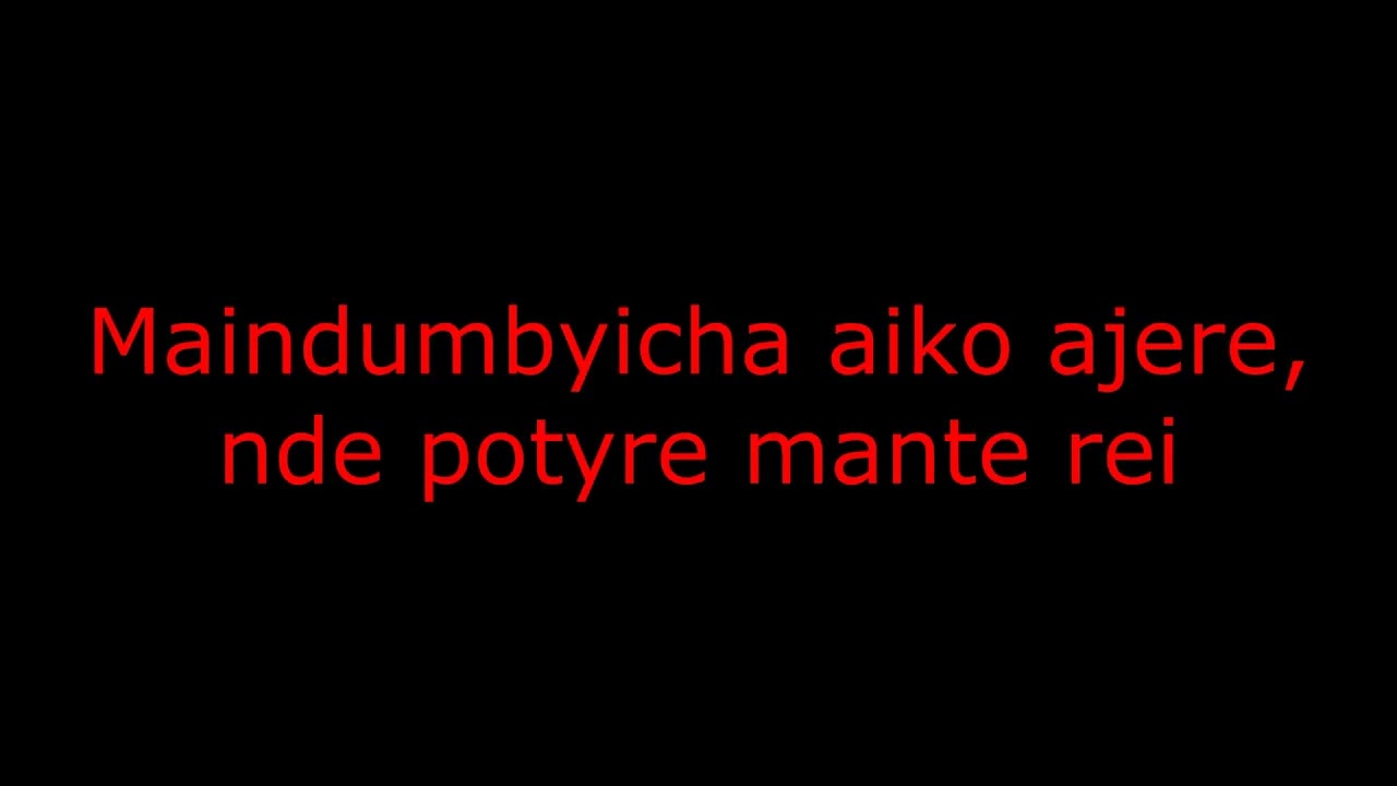 CHE YVOTY MI KA'AGUY. Karaoke