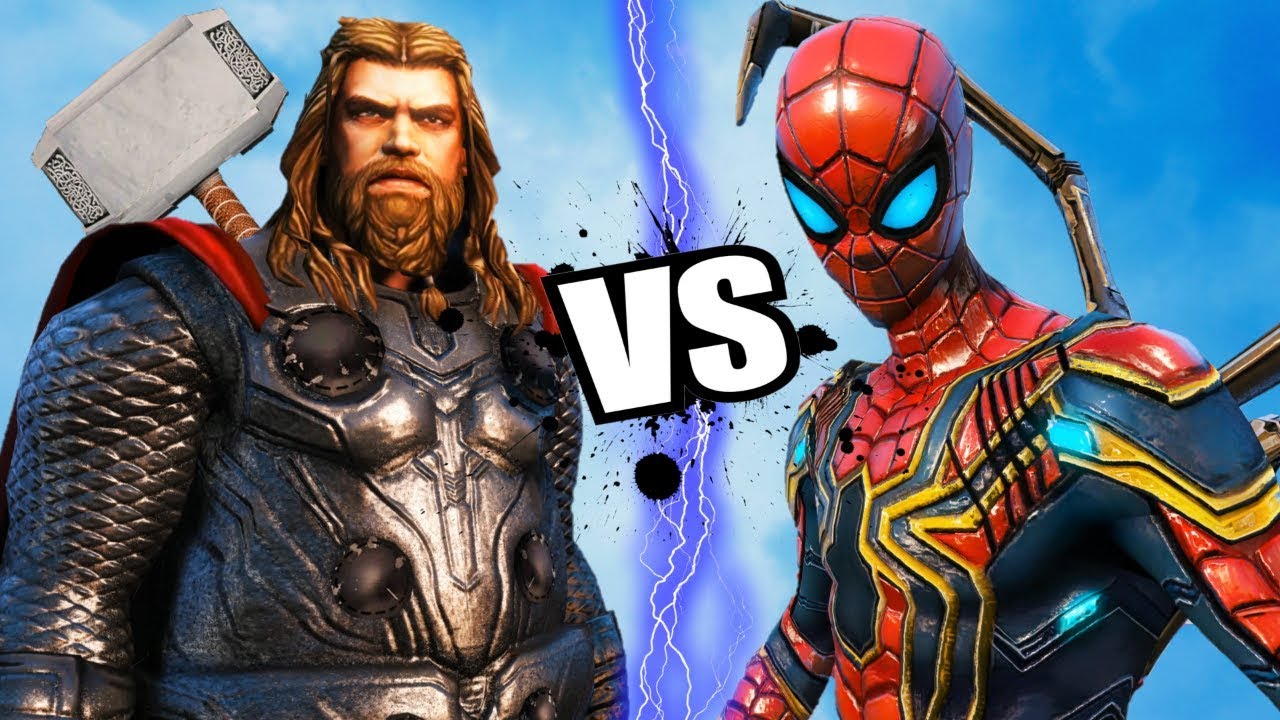 IRON SPIDER vs THOR (Endgame) - Epic Battle