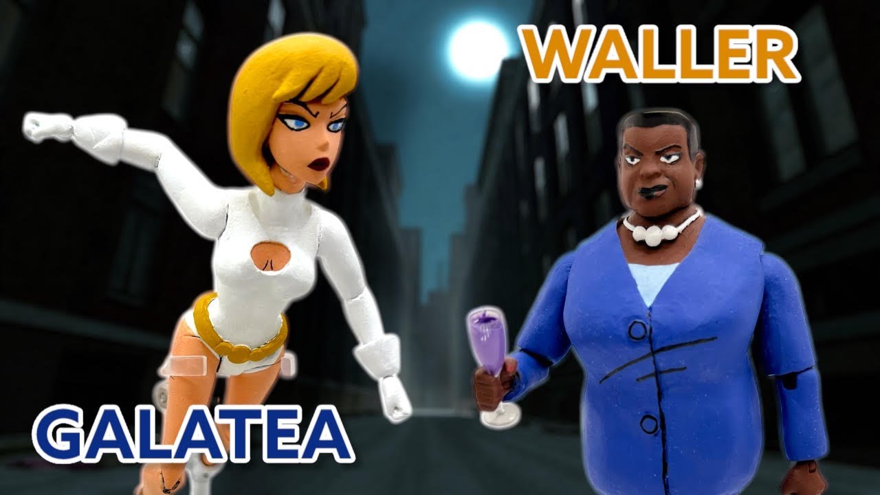 How I Made JLU Galatea and Waller #dcau #mcfarlanetoys #justiceleague
