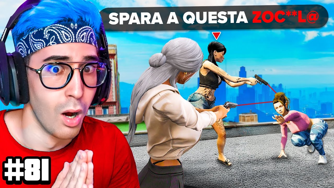 MELANIA e ADRY SPARANO alla RAGAZZA che CI PROVA CON ME su GTA5 RP FIVEM (TEKTEK EP.81)