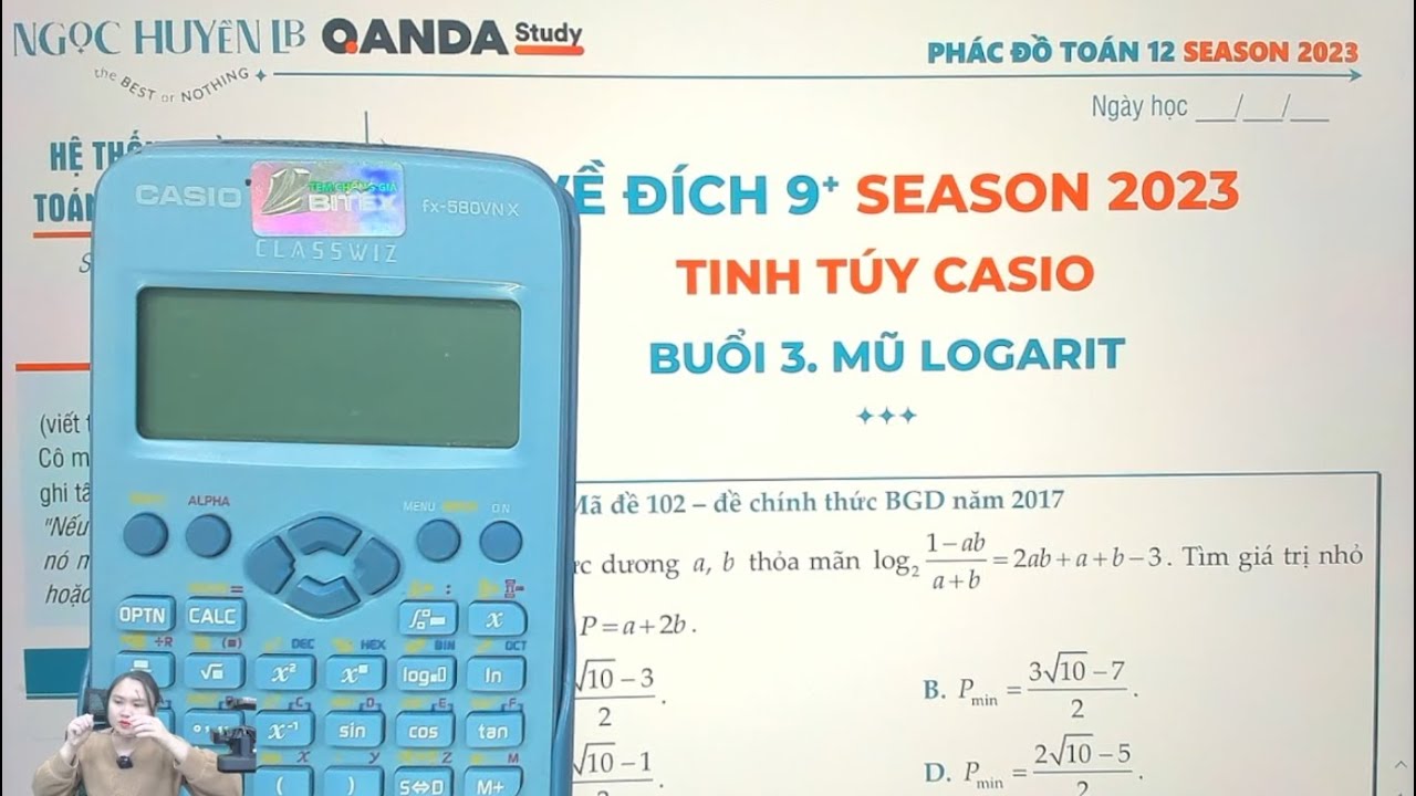 [Mới nhất] Kĩ thuật bấm casio hàm đặc trưng | Cô Ngọc Huyền LB