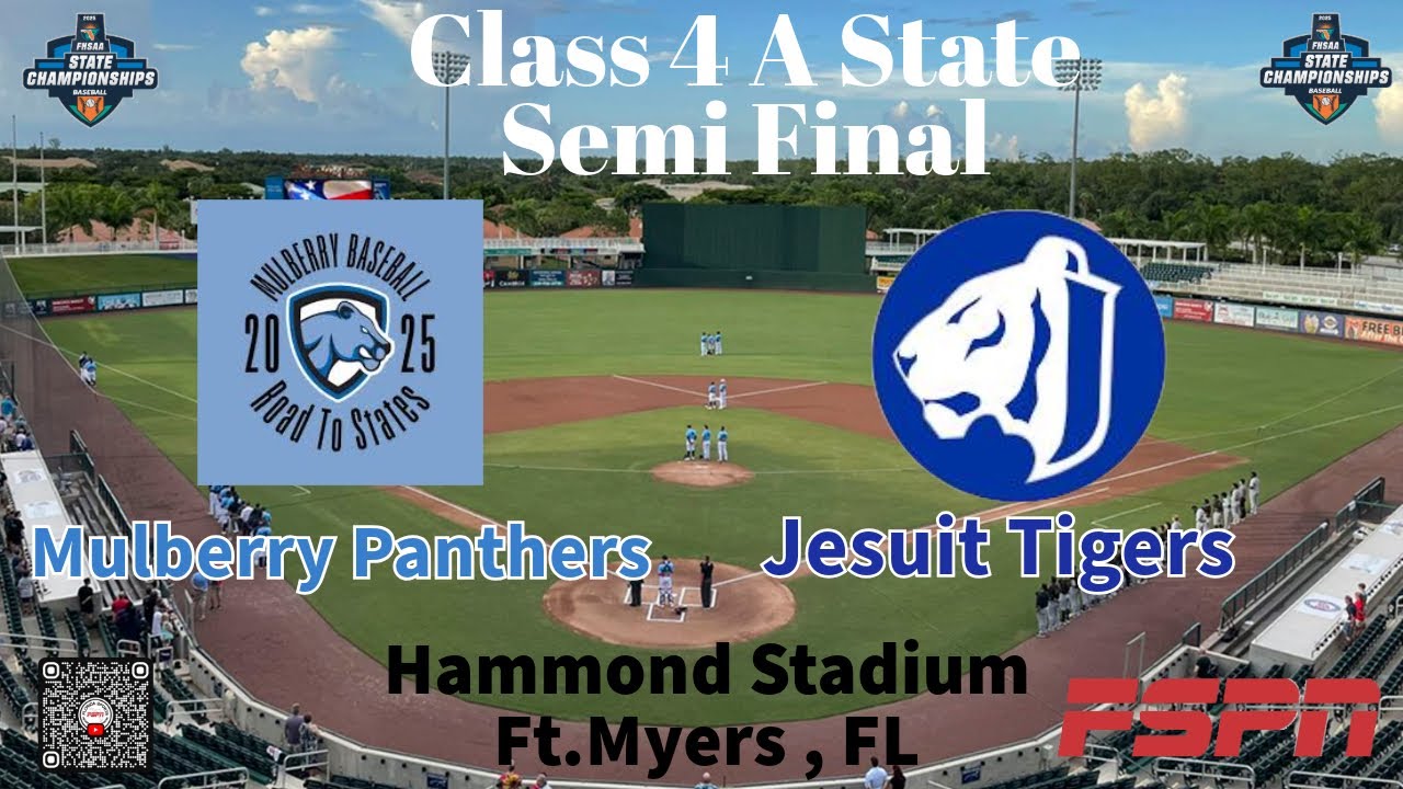 Upset Alert Class 4A State Semifinal Mulberry Panthers vs Jesuit Tigers #fspn #fhsaa