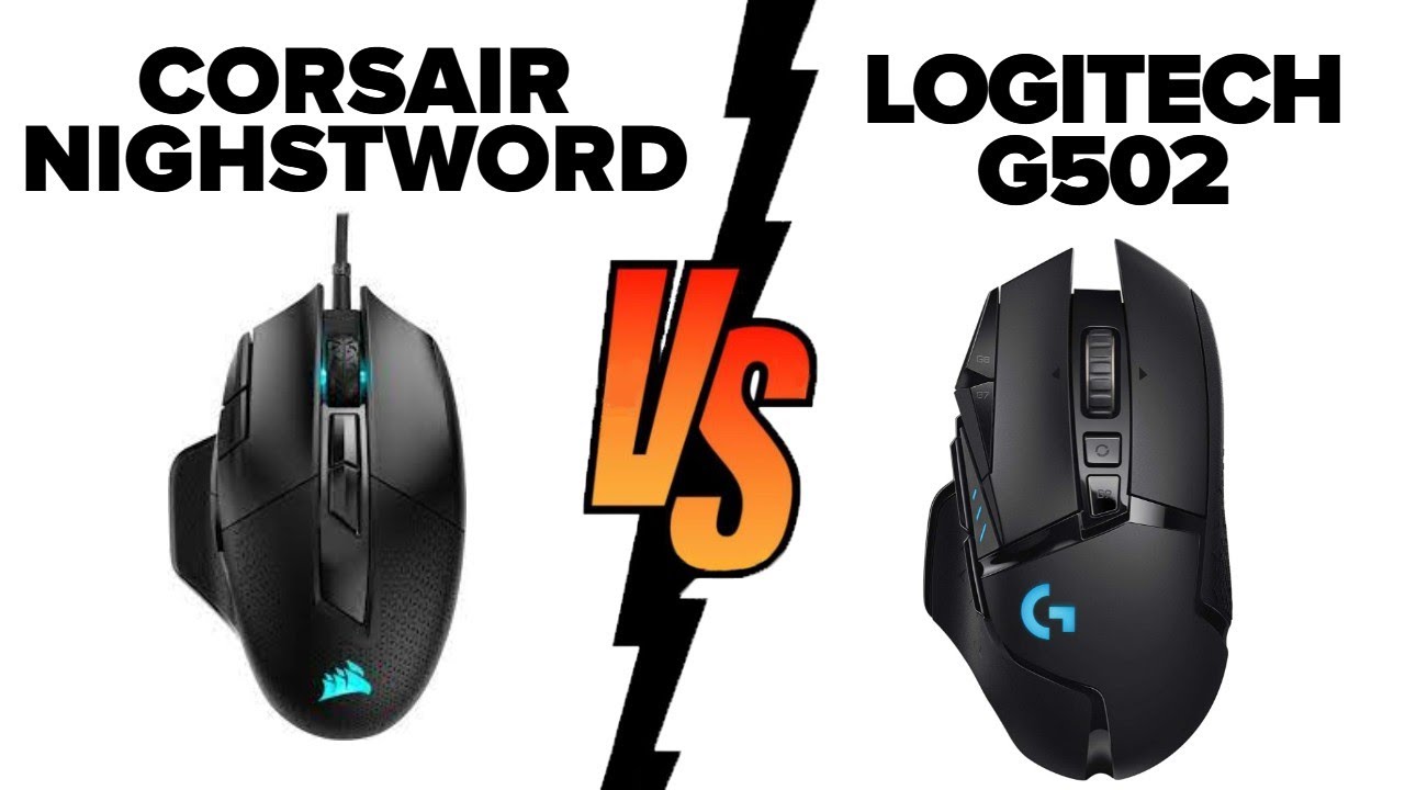Corsair Nightsword RGB vs Logitech G502 HERO - Which Mouse is Better ?