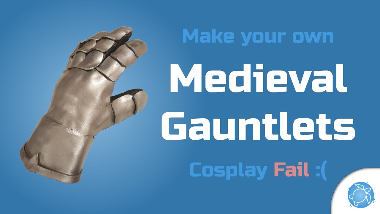 Medieval Gauntlets Cosplay - Failed Painting :-(