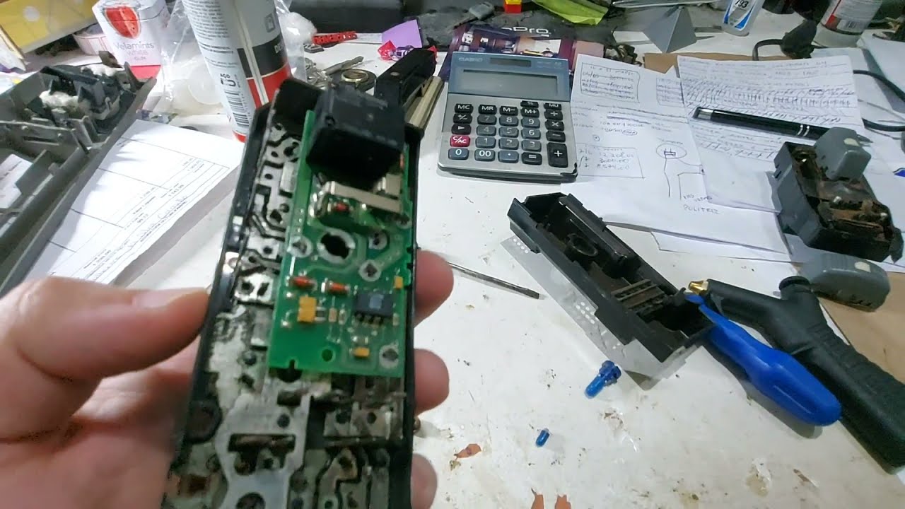 Restaurando o sistema de iluminação dos interruptores do vidro eletrico da Blazer e S10.