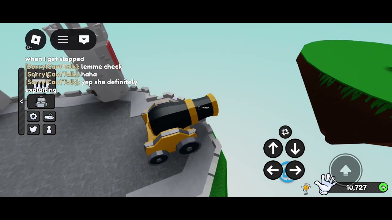 I found exploiter that farms slaps tell it to someone who could ban her plz