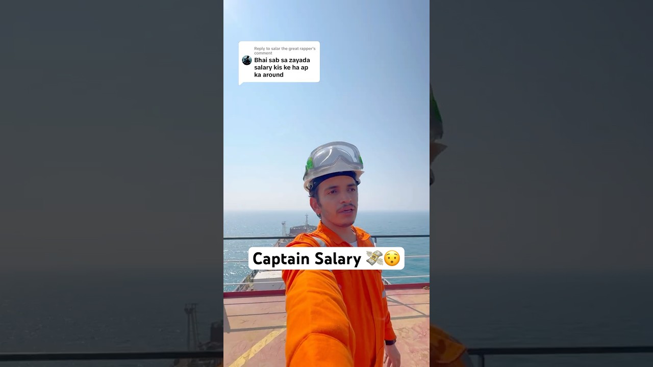 Captain Salary💸 #explore #shiplife #merchantnavy #travel #ocean #sailor