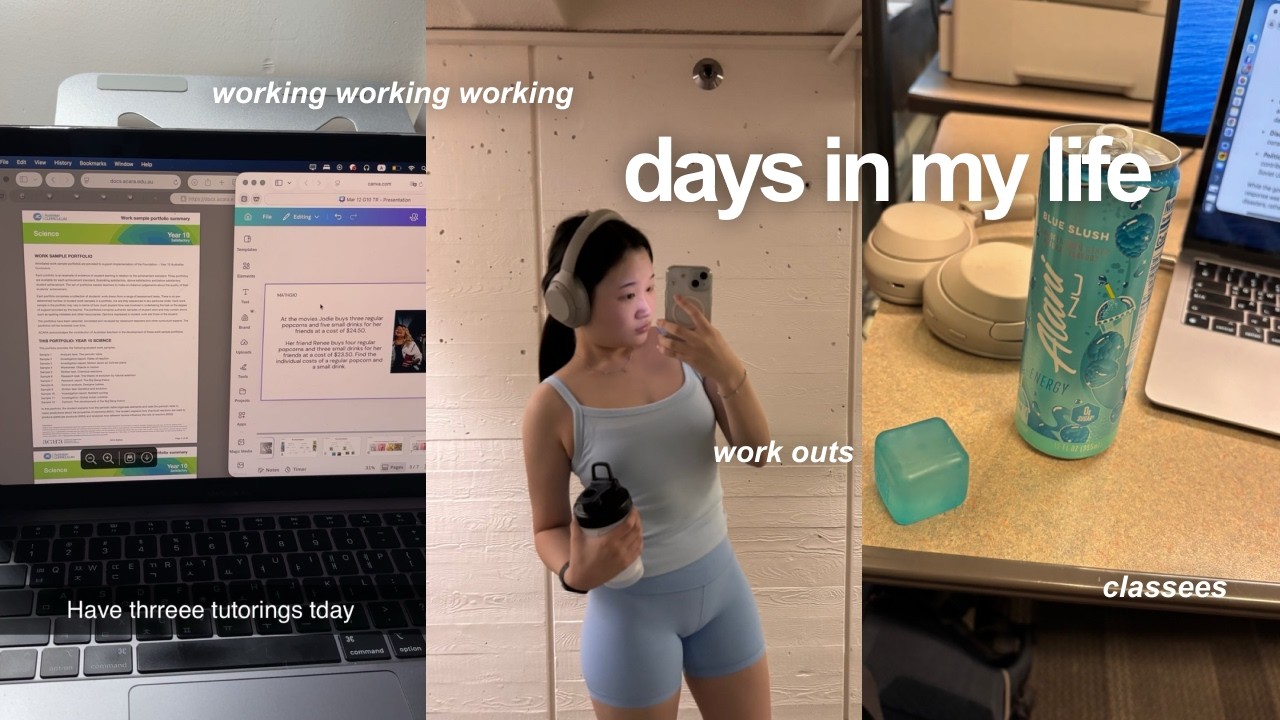 🇺🇸 I had two midterms in one day | college week vlog