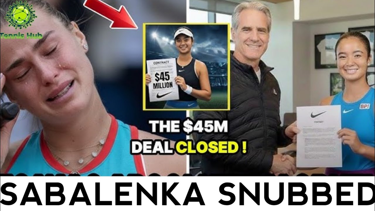 NIKE CHOSE ALEX EALA OVER THE WORLD NUMBER ONE and the tennis world CANNOT HANDLE IT 
