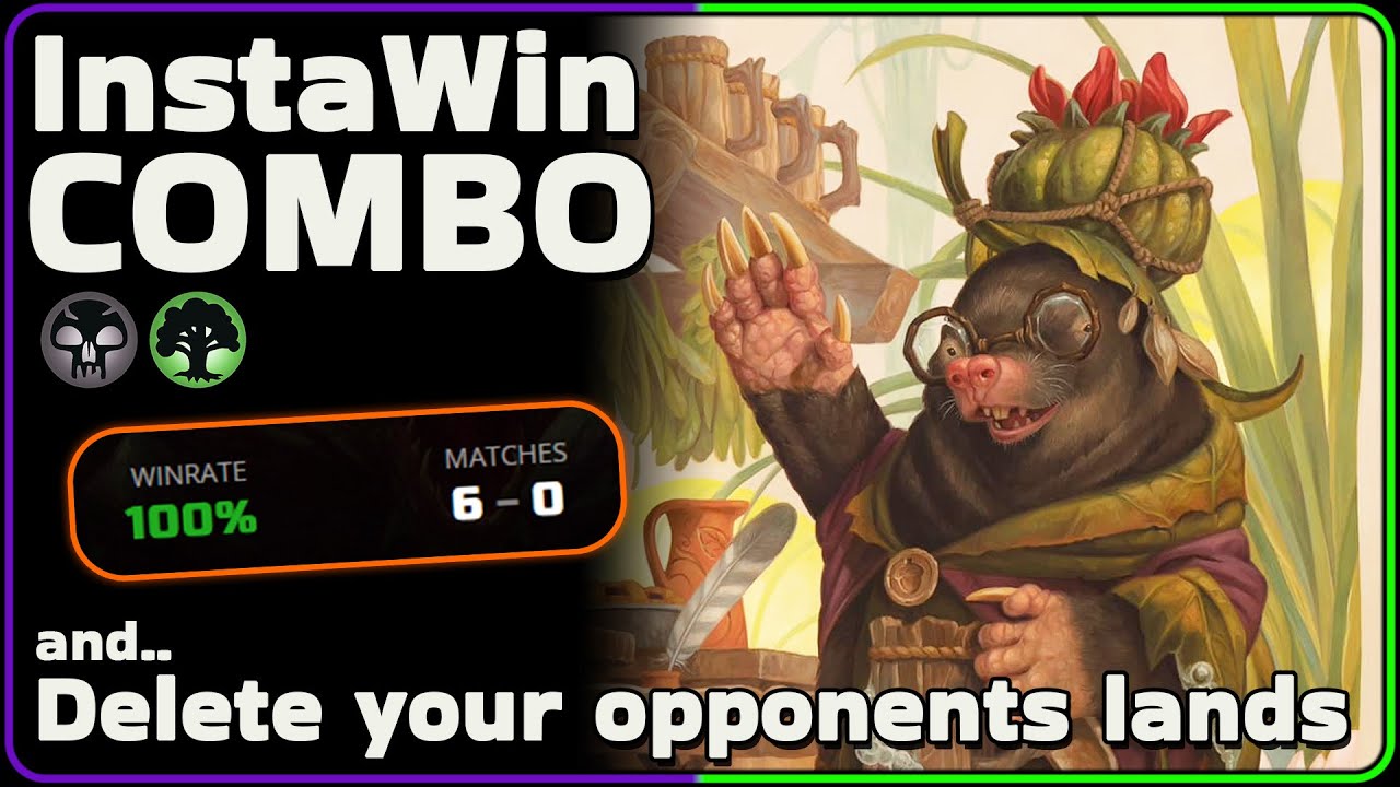 😲 Double Combo InstaWins or Destroys MULTIPLE lands EVERY turn | Bloomburrow MTG Standard Arena