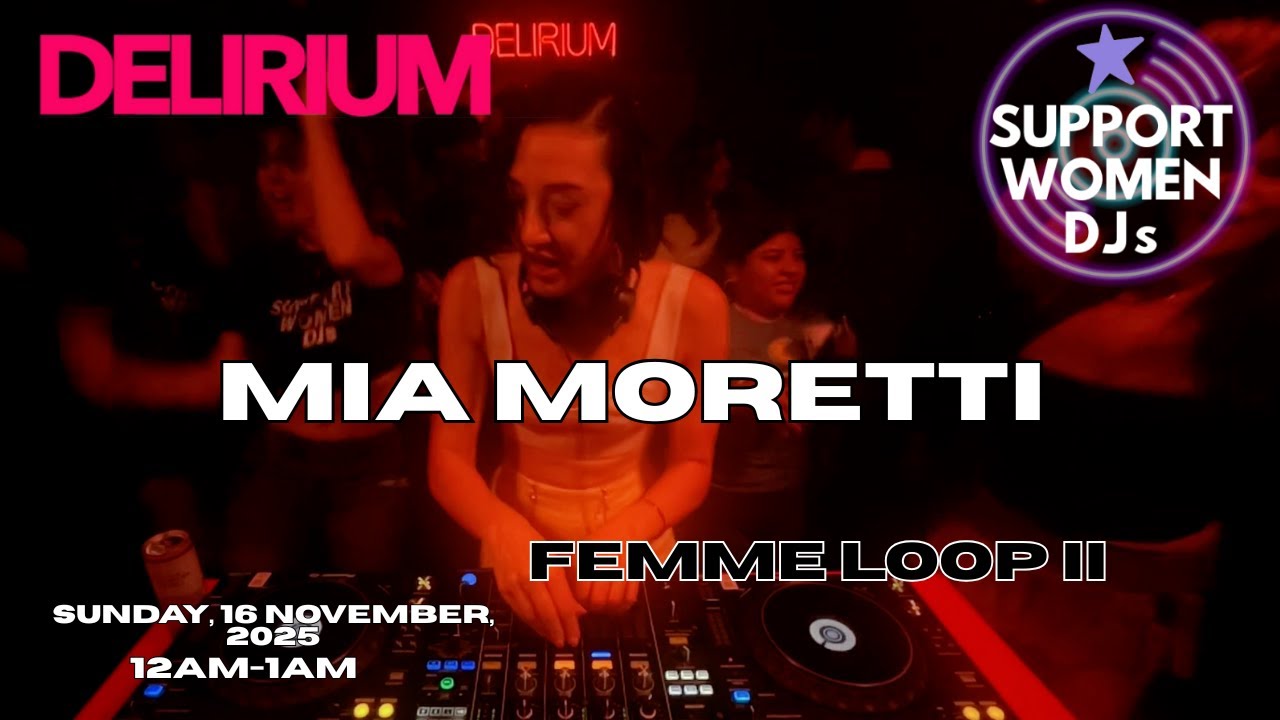 Groovy Disco House Mix | Mia Moretti | Femme Loop II | Delirium Brooklyn NYC