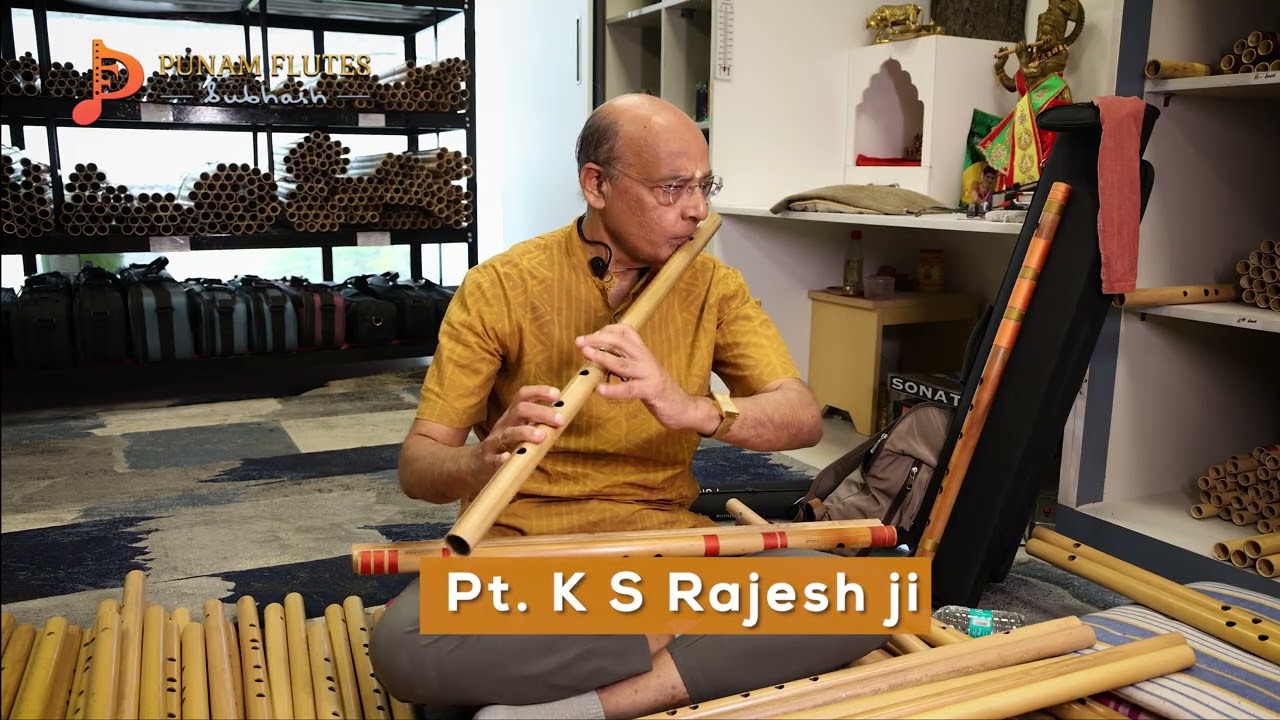Pt. KS Rajesh Ji about Punam Flutes