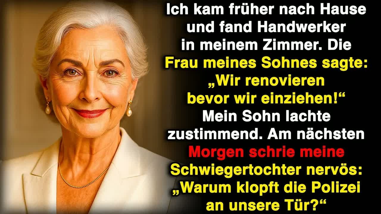 Kommen nach Hause, finde Handwerker in meinem Zimmer  Am nächsten Morgen klopft die Polizei!