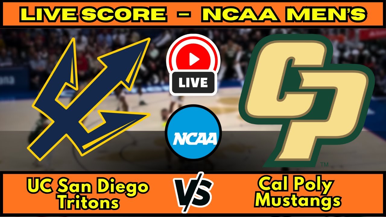 🔴 UC San Diego Tritons vs Cal Poly Mustangs | NCAA Men&rsquo;s Basketball | Live Score Update January 1