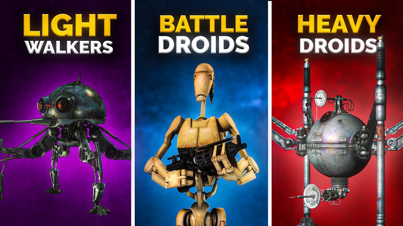 Every Level of CIS Droid in Star Wars Explained