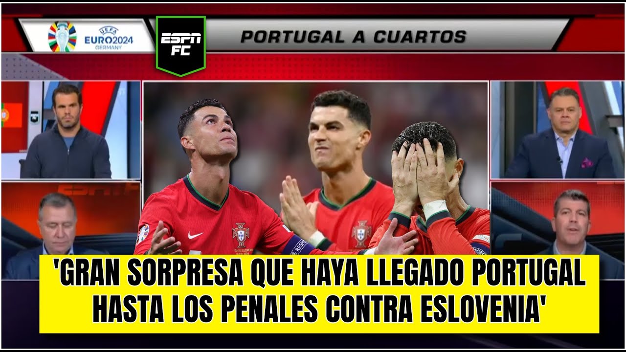 PORTUGAL ganó en penales, avanzó a cuartos de final y CRISTIANO lágrimas por penal fallado | ESPN FC