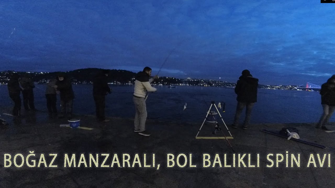 Kıyıdan Spin ile Çinekop Avı - İstanbul Boğazı Atçek Balık Avı