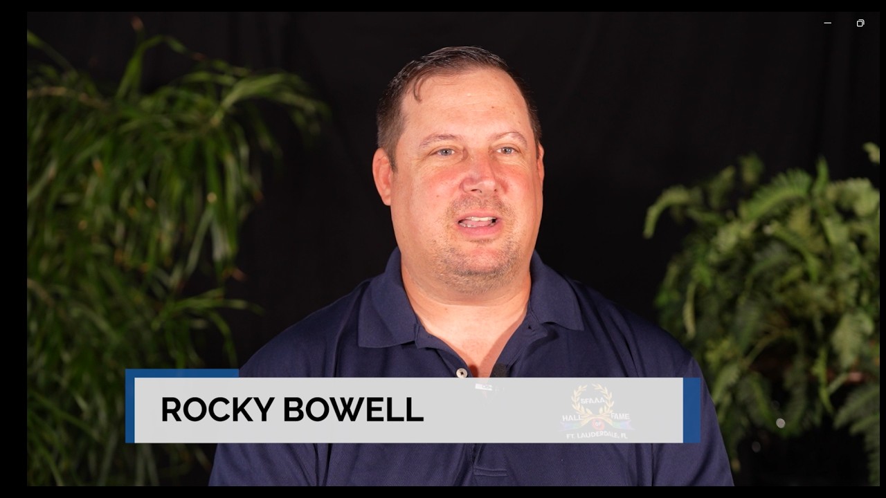 Rocky Bowell: League Commissioner 2022-2026; SFAAA Hall of Fame