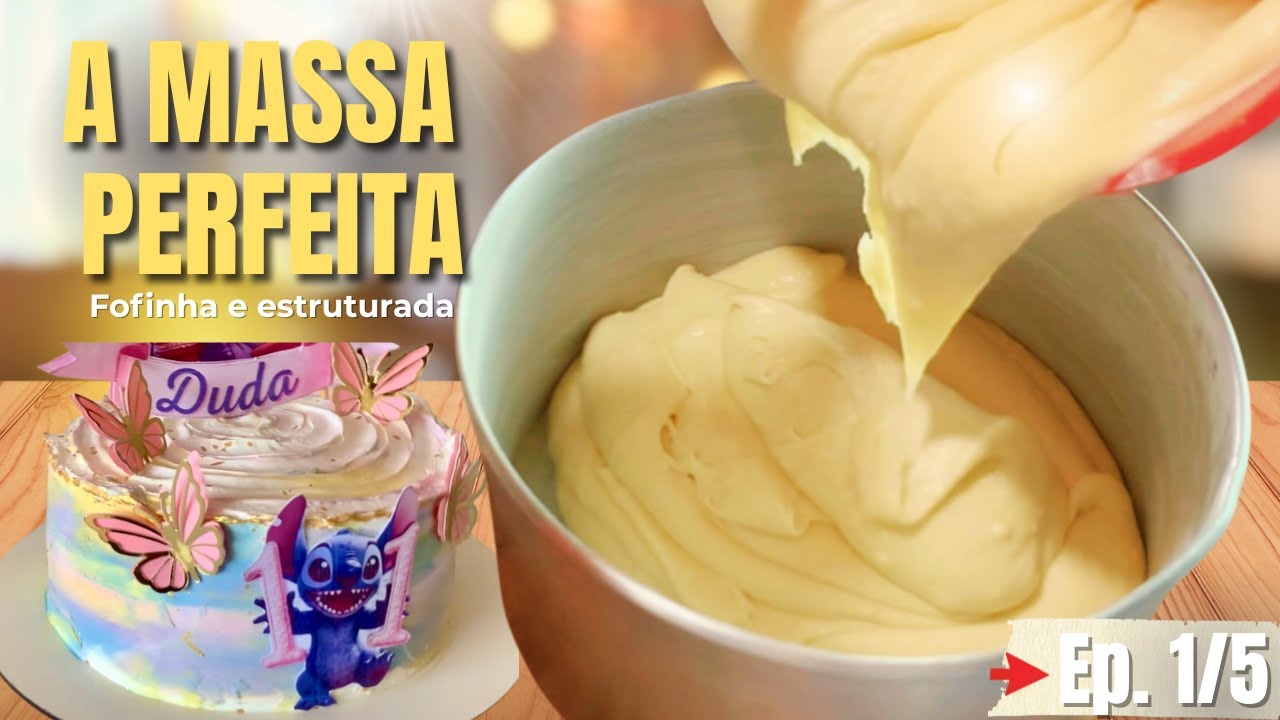 Como fazer Massa de Bolo Profissional