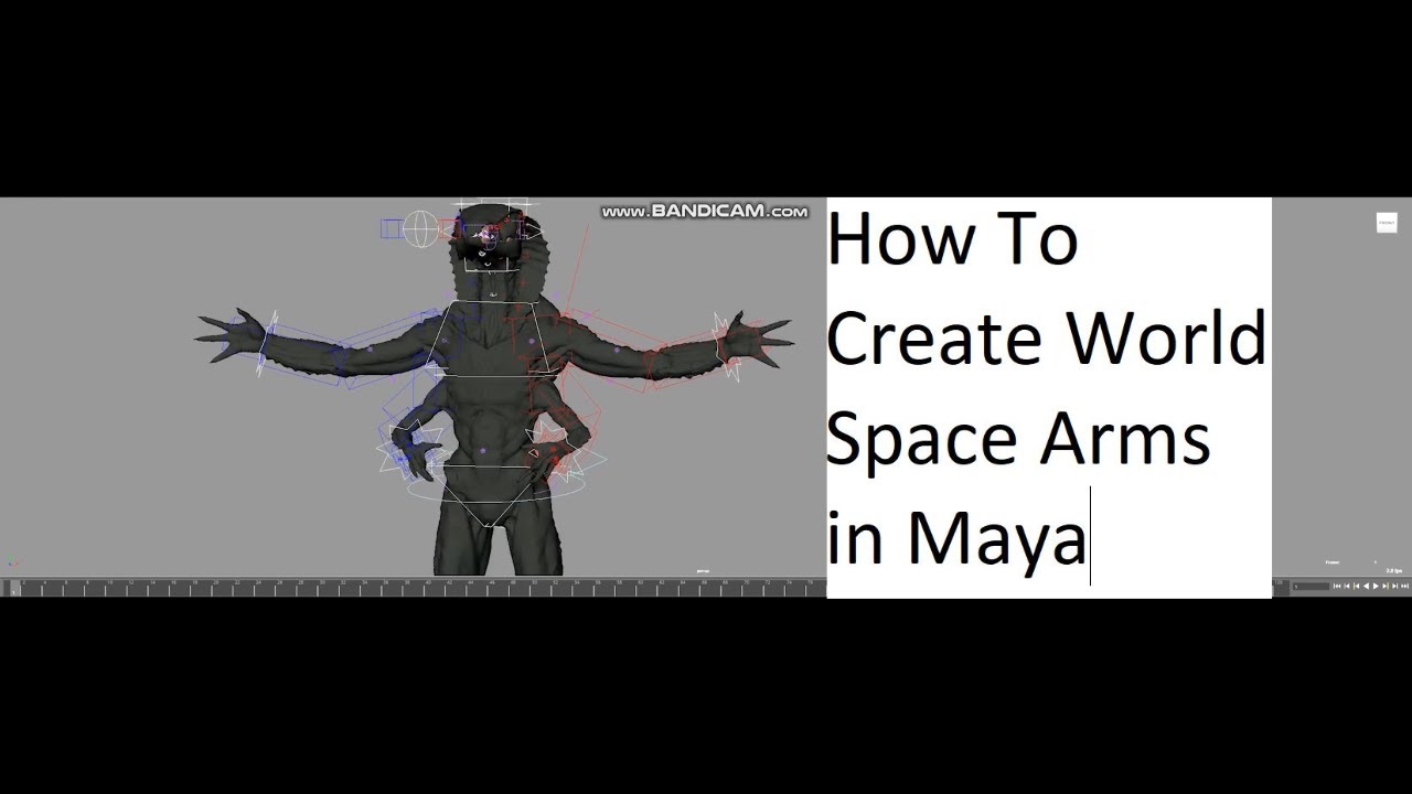 How to Create World Space Arm in Absense of Worldspace  option in any Maya Rig? #cgi #autodesk