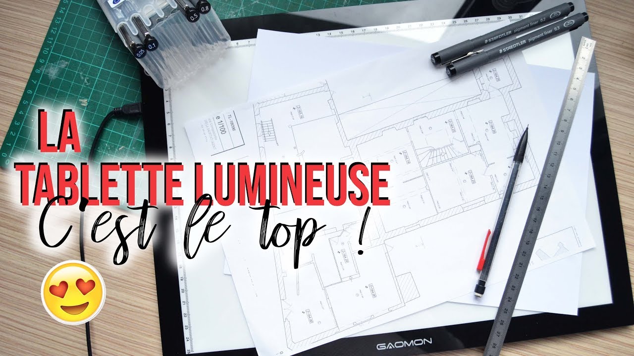 UNE TABLETTE LUMINEUSE? QU'EST-CE QUE C'EST ?  | LED Lighting Box GAOMON GB4