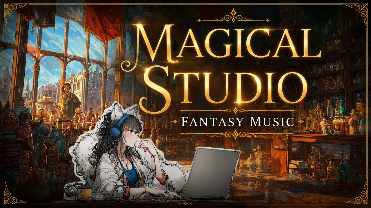 Ash Looping | Magic World Music 魔法学院と幻想の世界 ｜ A Fantasy of Arcane Academy | Music for Work & Reading