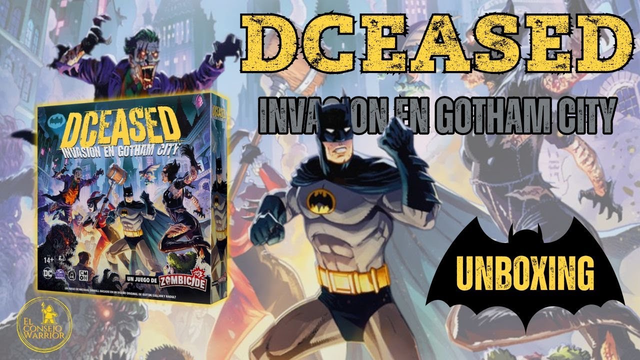 Dceased Invasión en Gotham City -- ¡Unboxing del Zombicide de Batman!
