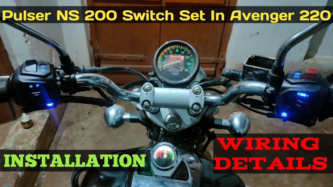PULSER NS 200 SWITCH INSTALLED IN AVENGER 220 || ODISHAGARAGE