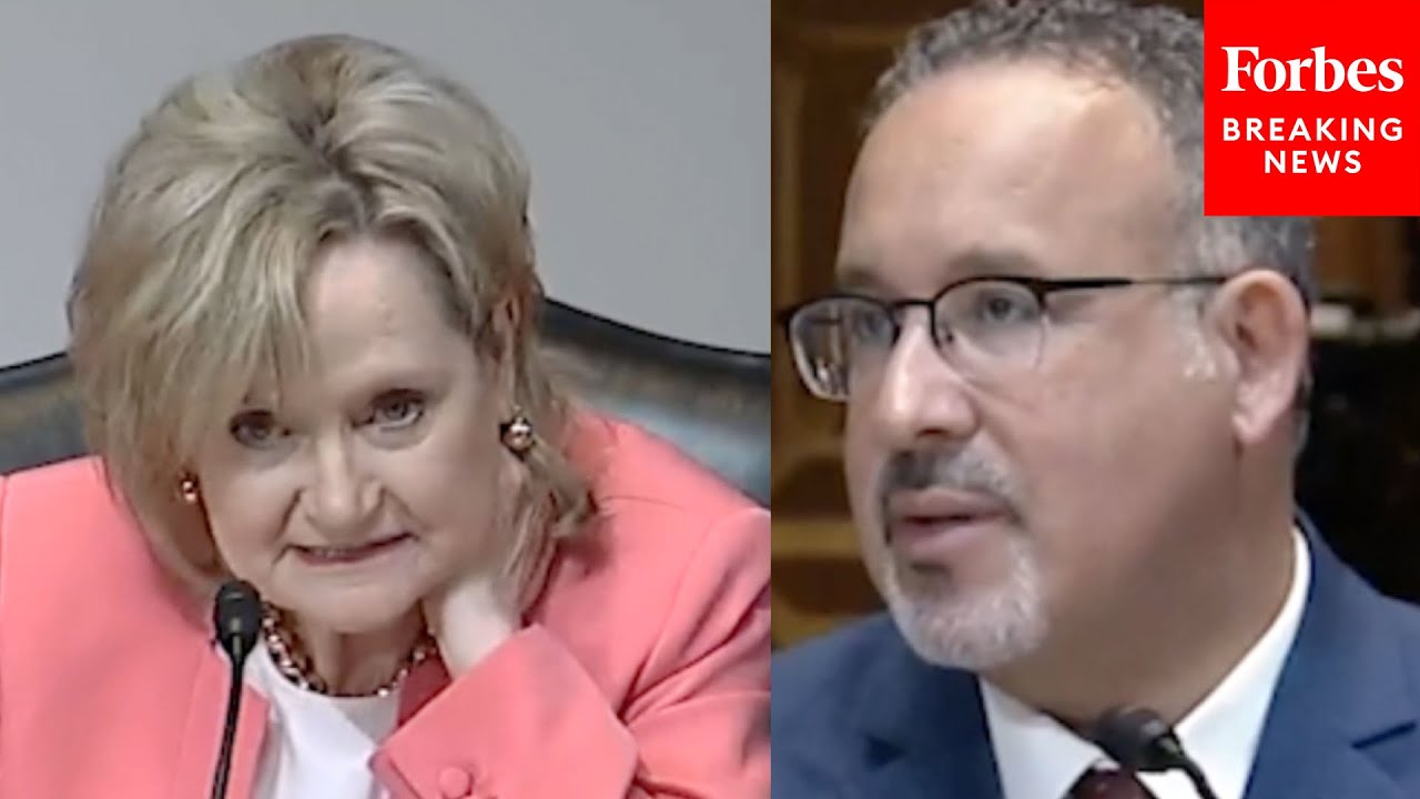 BREAKING NEWS: Cindy Hyde-Smith And Miguel Cardona Clash Over Gender Identity And Title IX Policies