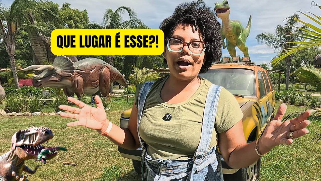 Tem dinossauro aqui?! Conheci a Vila dos Dinossauros em Vila Velha – ES